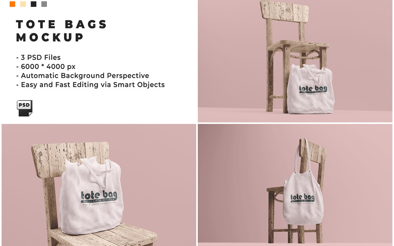 Tote Bags Mockup Template Product Mockup