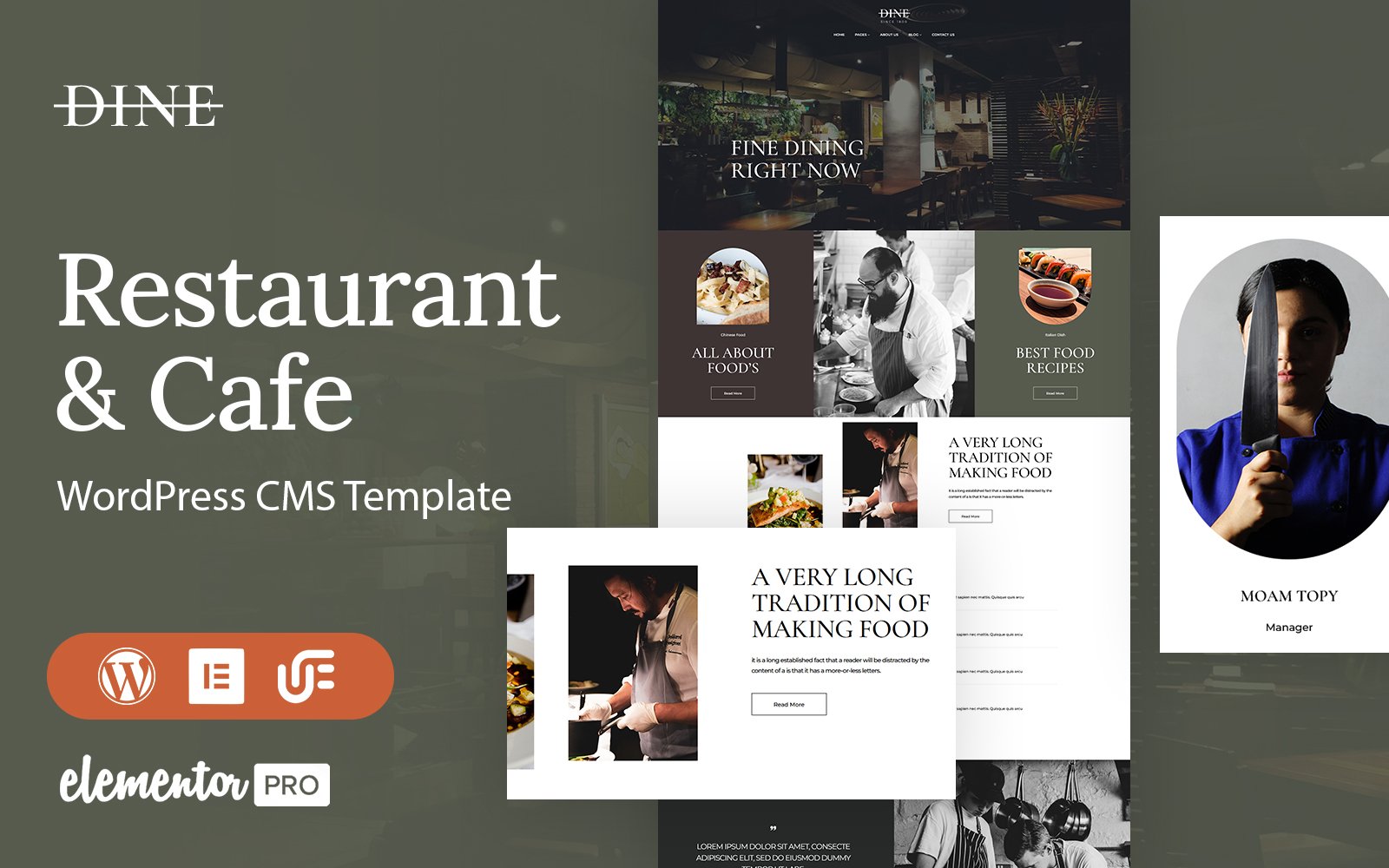 Template #366225 Cafe Catering Webdesign Template - Logo template Preview