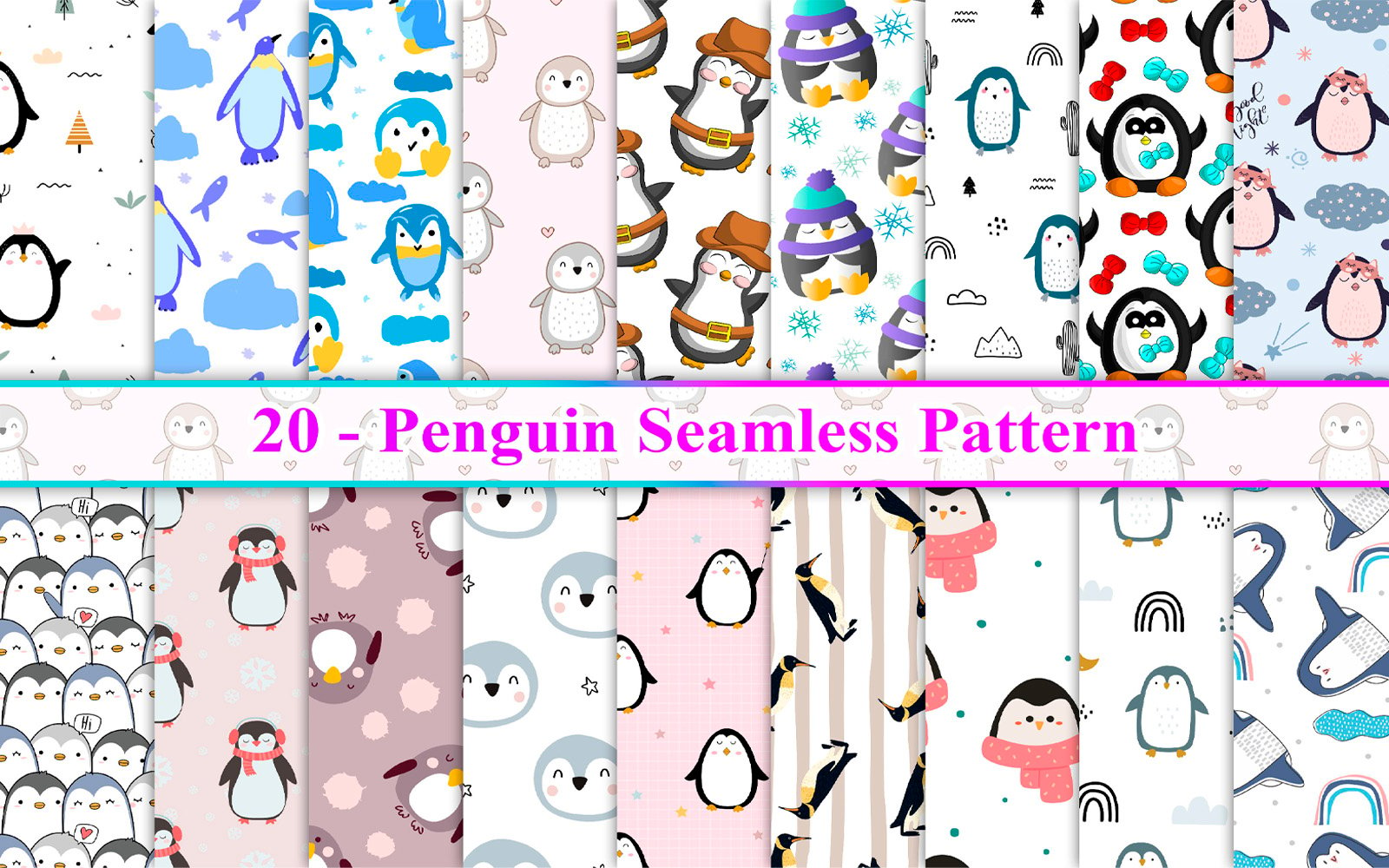 Template #366247 Seamless Pattern Webdesign Template - Logo template Preview