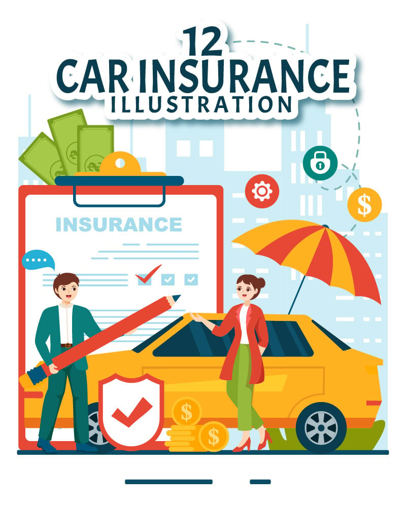 Template #366256 Insurance Car Webdesign Template - Logo template Preview