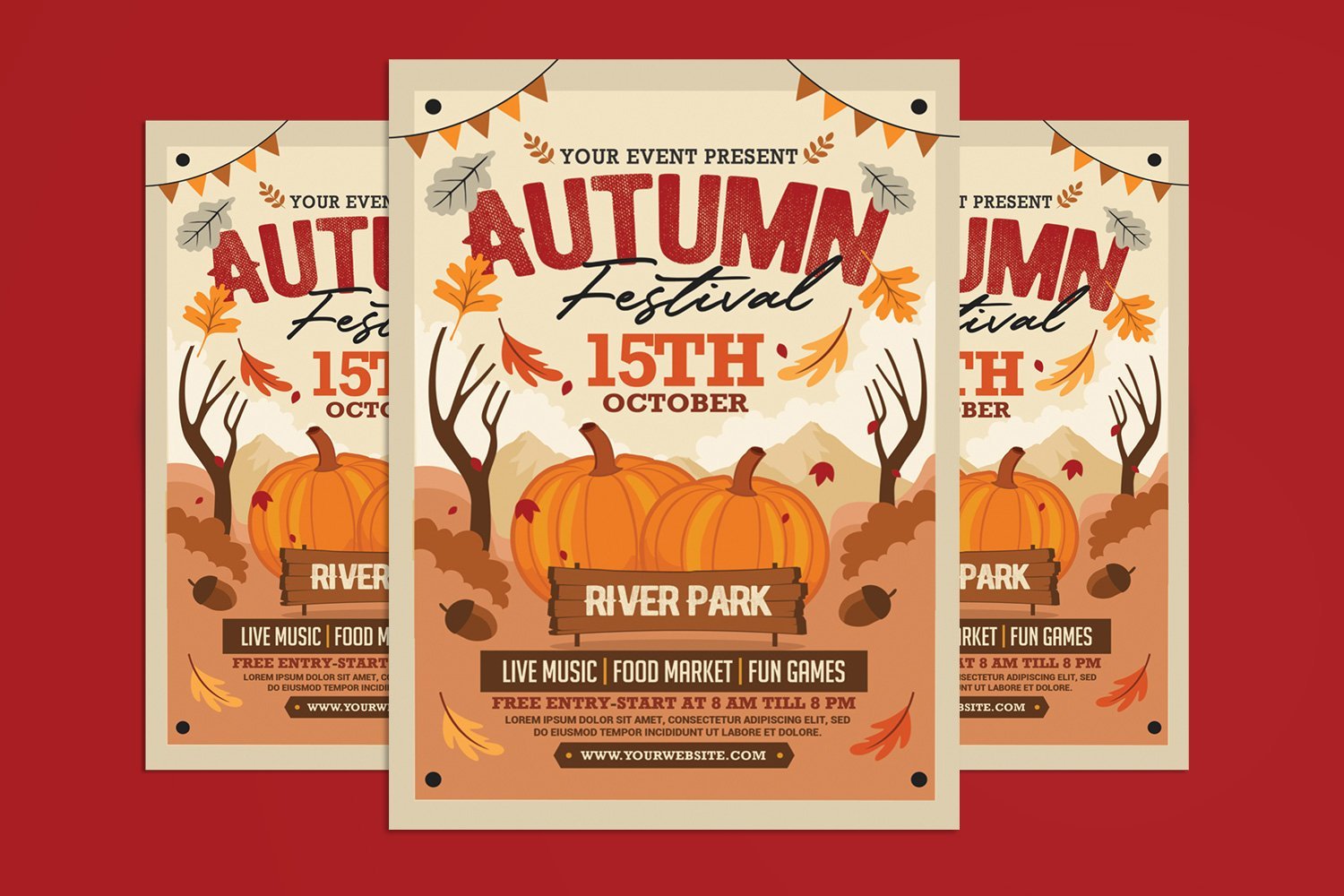 Template #366257 Autumn Autumn Webdesign Template - Logo template Preview