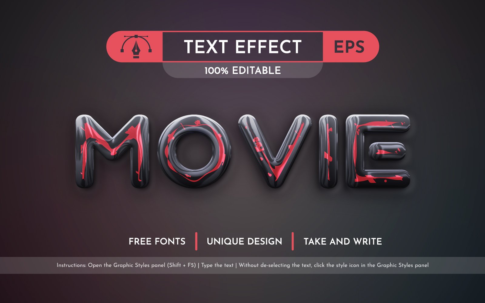 Template #366271 Effect Font Webdesign Template - Logo template Preview