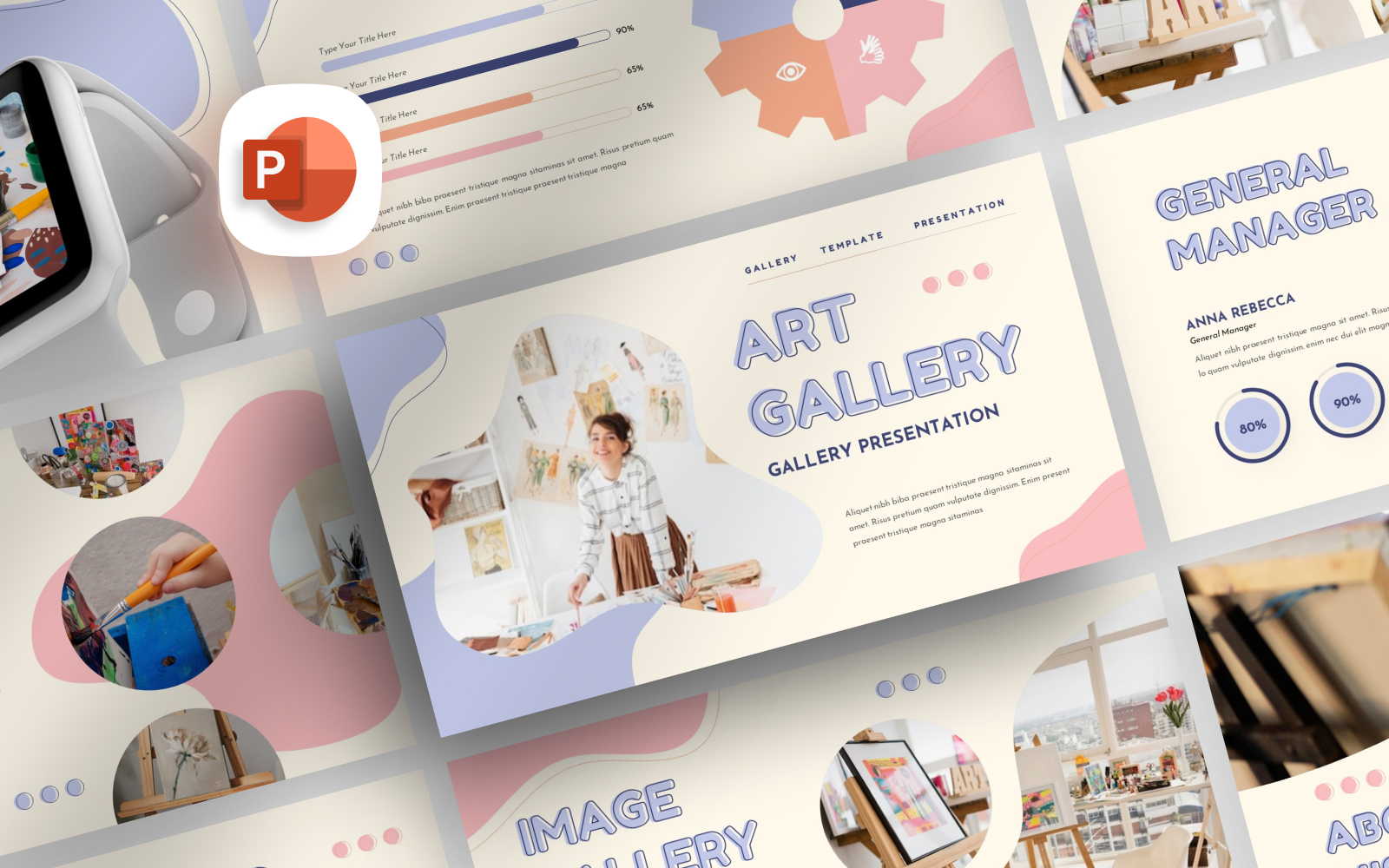 Template #366297 Gallery Exhibition Webdesign Template - Logo template Preview