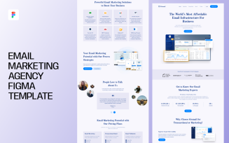 Email Marketing Agency Figma Template