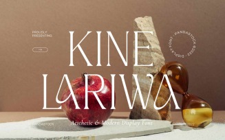 Kine Lariwa Elegant Font Style