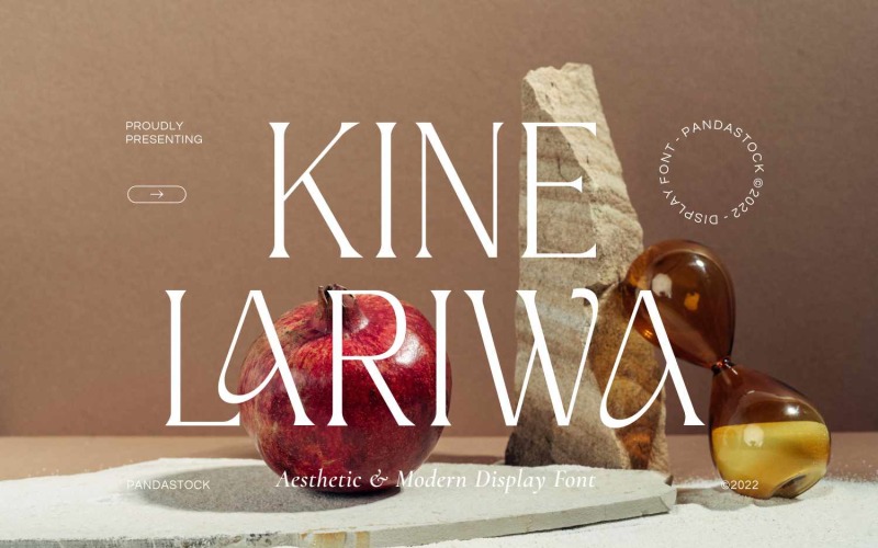 Kine Lariwa Elegant Font Style