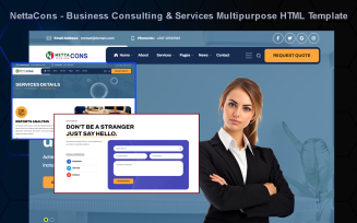 NettaCons - Business Consulting & Services Multipurpose HTML Template