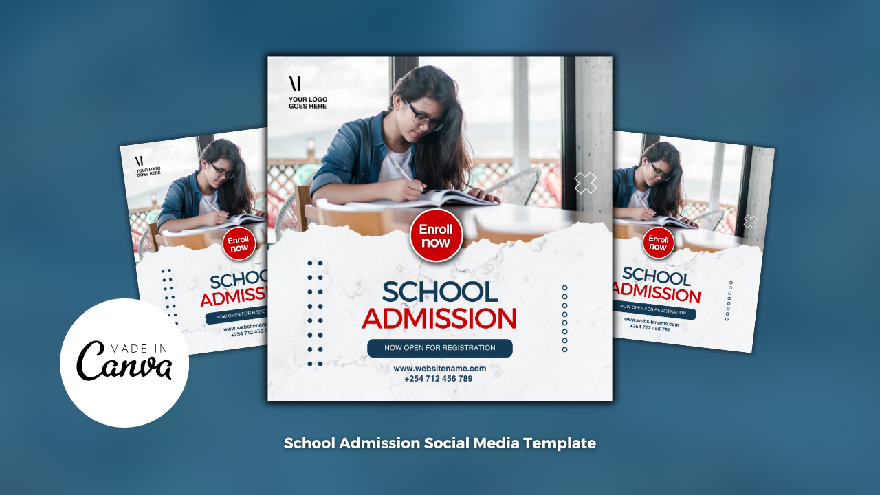 School Admission Design Template