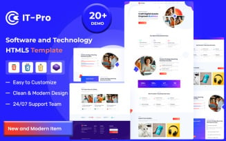 ITPRO – Software and Technology HTML5 Template