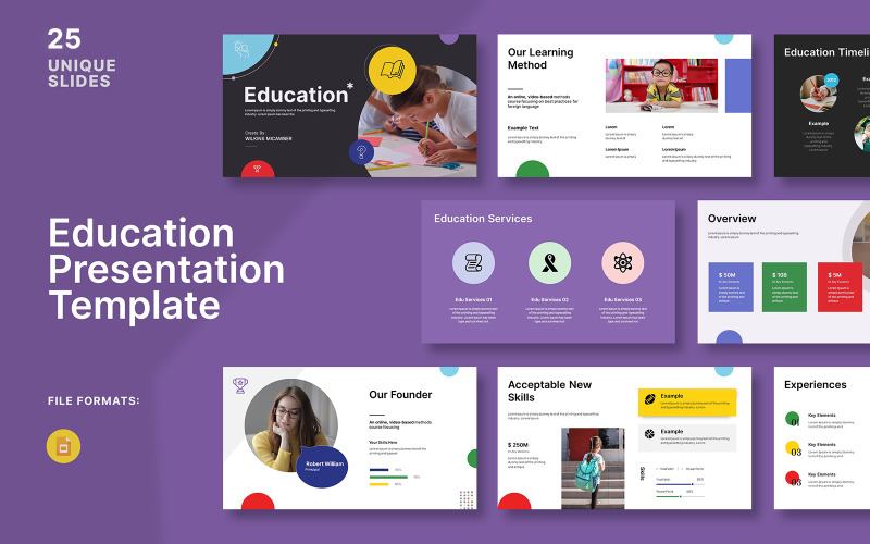Education Googleslide Presentation Layout Google Slide
