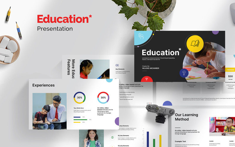 Education Powerpoint Presentation Layout PowerPoint Template