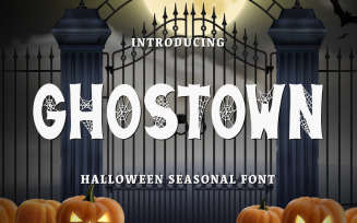 Ghostown Halloween Font Style
