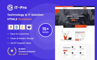 IT-PRO – Technology and IT Solutions HTML5 Template