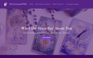 TishAstrologyHTML - Astrology HTML Template