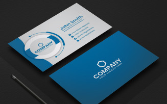 Clean and Professional Business Card Layout