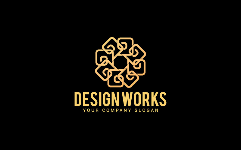 DESIGN WORKS Logo Design Template Logo Template
