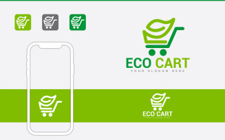 ECO CART Logo Design Template