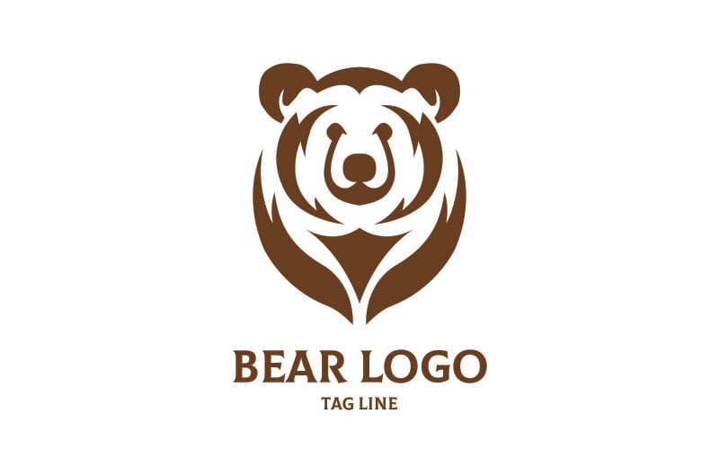 Elegant Bear Logo Template