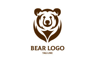Elegant Bear Logo Template