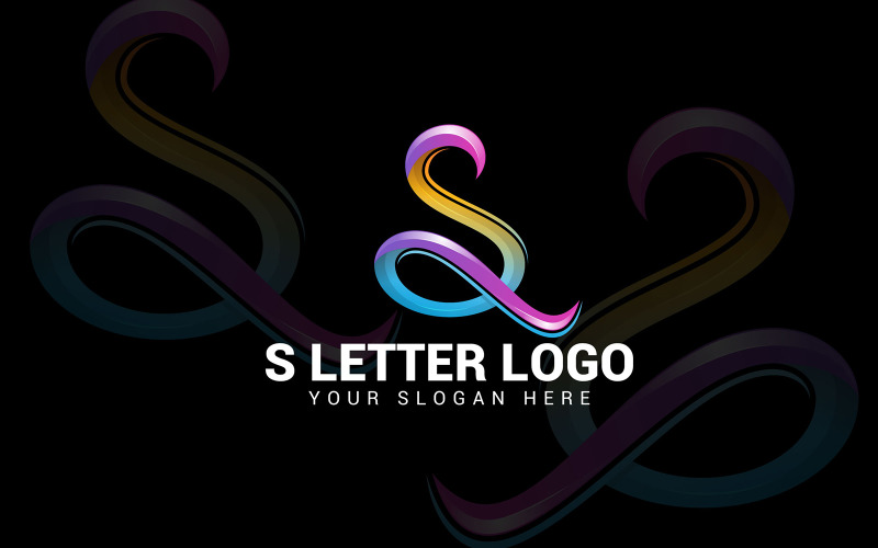 S LETTER 2 Logo Design Template Logo Template