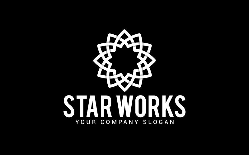 Star Works Logo Design Template Logo Template