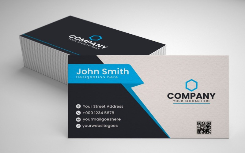 Clean and Professional Business Card Corporate Identity