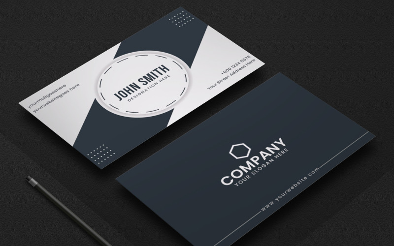 Creative Modern Business Card Layout Corporate Identity