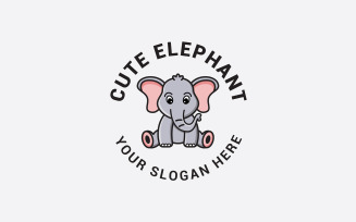 Elephant Logo Design Template