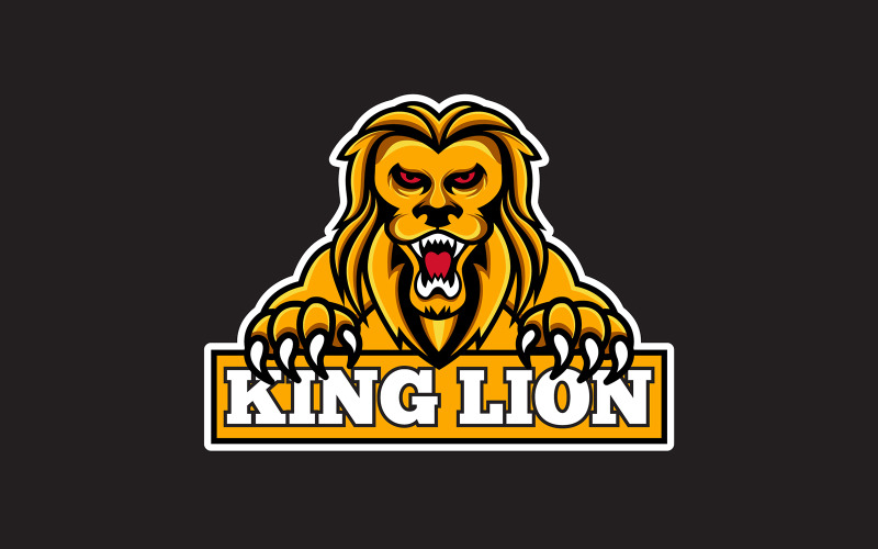 KING LION2 Logo Design Template Logo Template