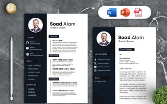 Resume & Cover letter Templates, CV templated, Business Resume, CV template
