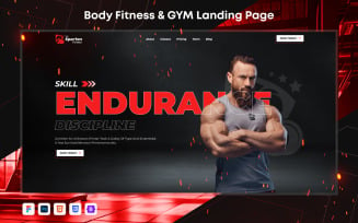 The Spartan Fitness - Gym Landing Page