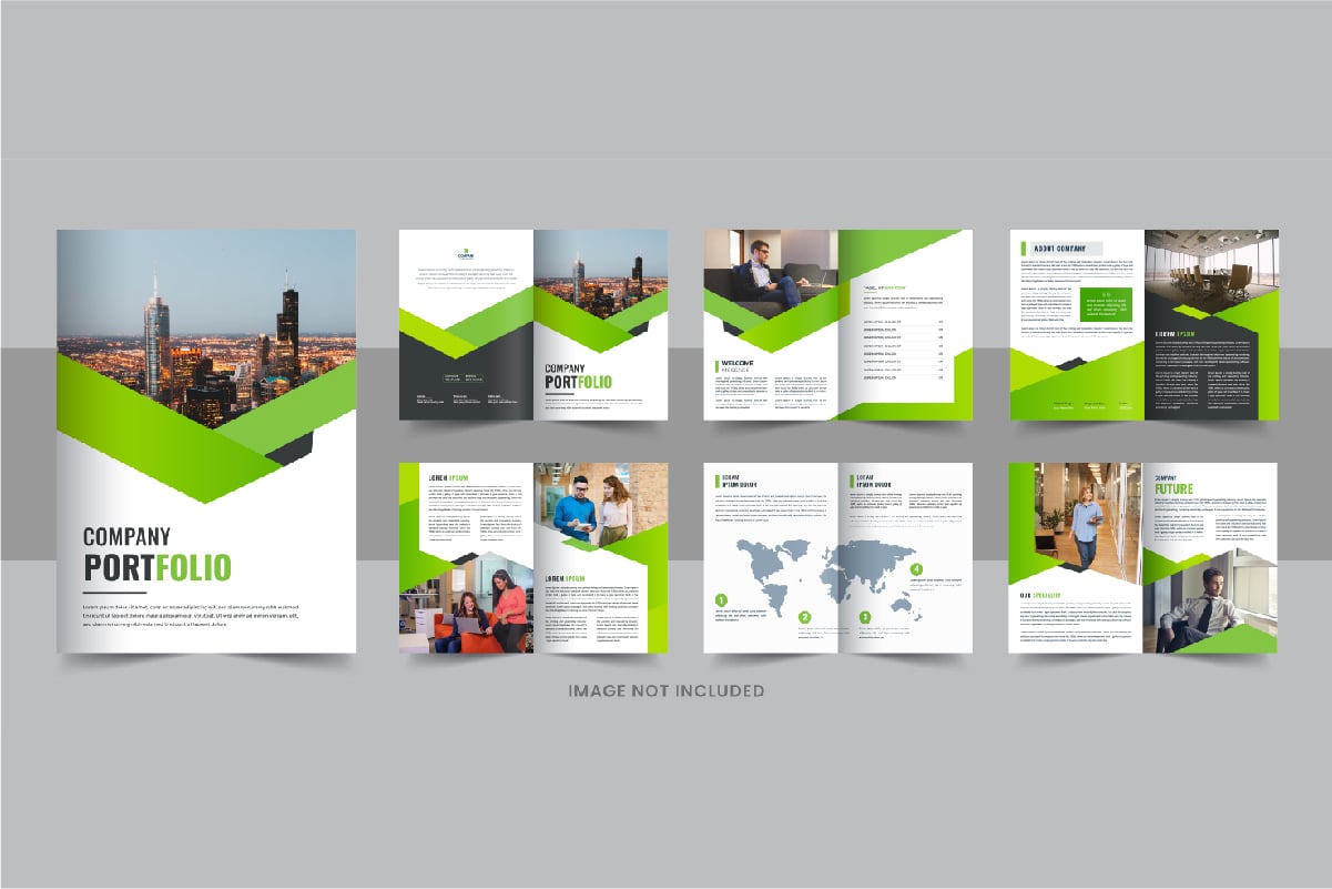 Kit Graphique #366725 Portfolio Brochure Web Design - Logo template Preview