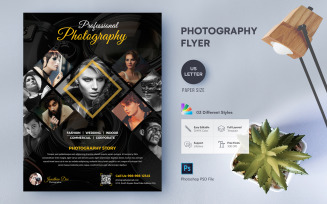 Black and Gold Photography Flyer