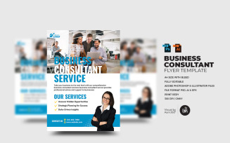 Business Consultant Service flyer Template_V01