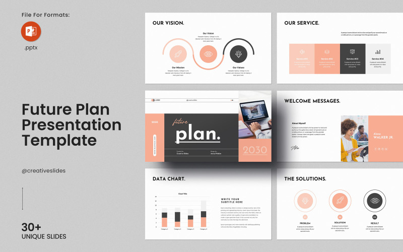 Business Future-Plan PowerPoint PowerPoint Template