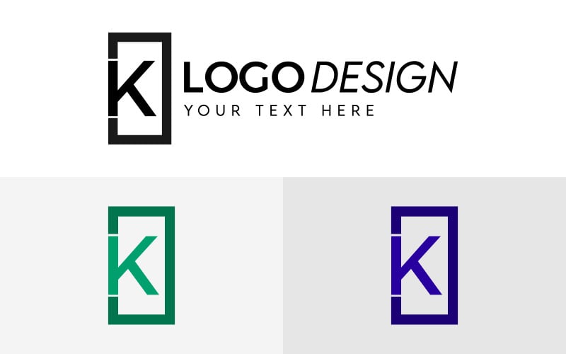 business K logo design, web logo design, profile logo, company logo design, K logo Logo Template