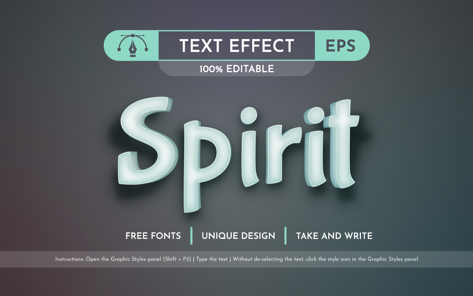 Template #366815 Effect Font Webdesign Template - Logo template Preview