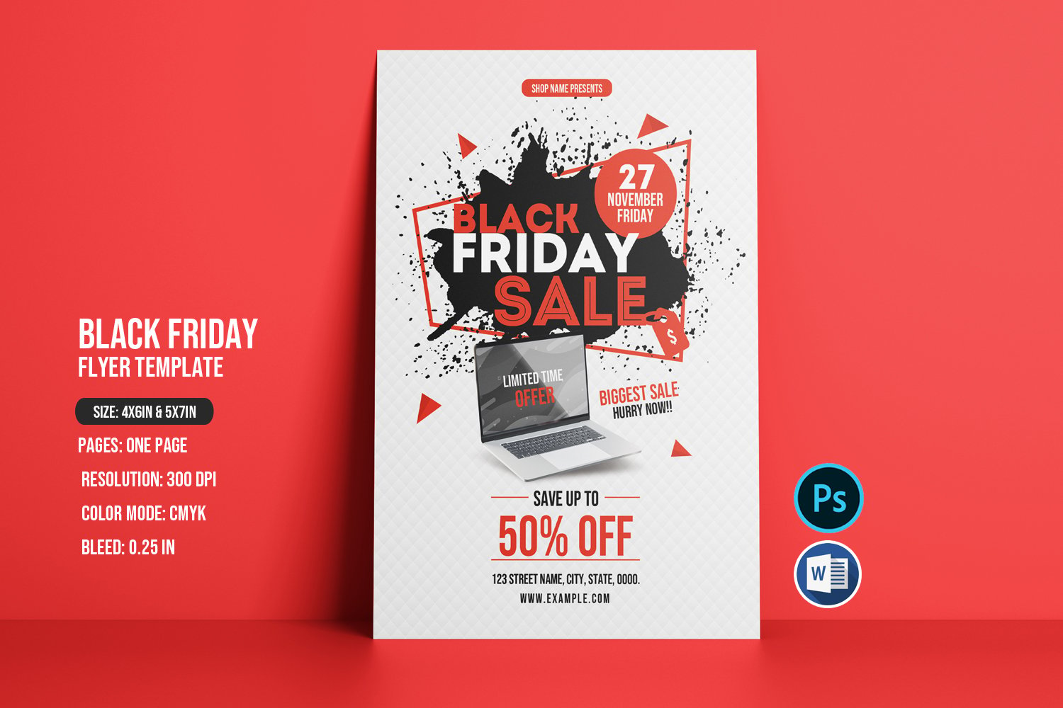 Template #366828 Friday Flyer Webdesign Template - Logo template Preview