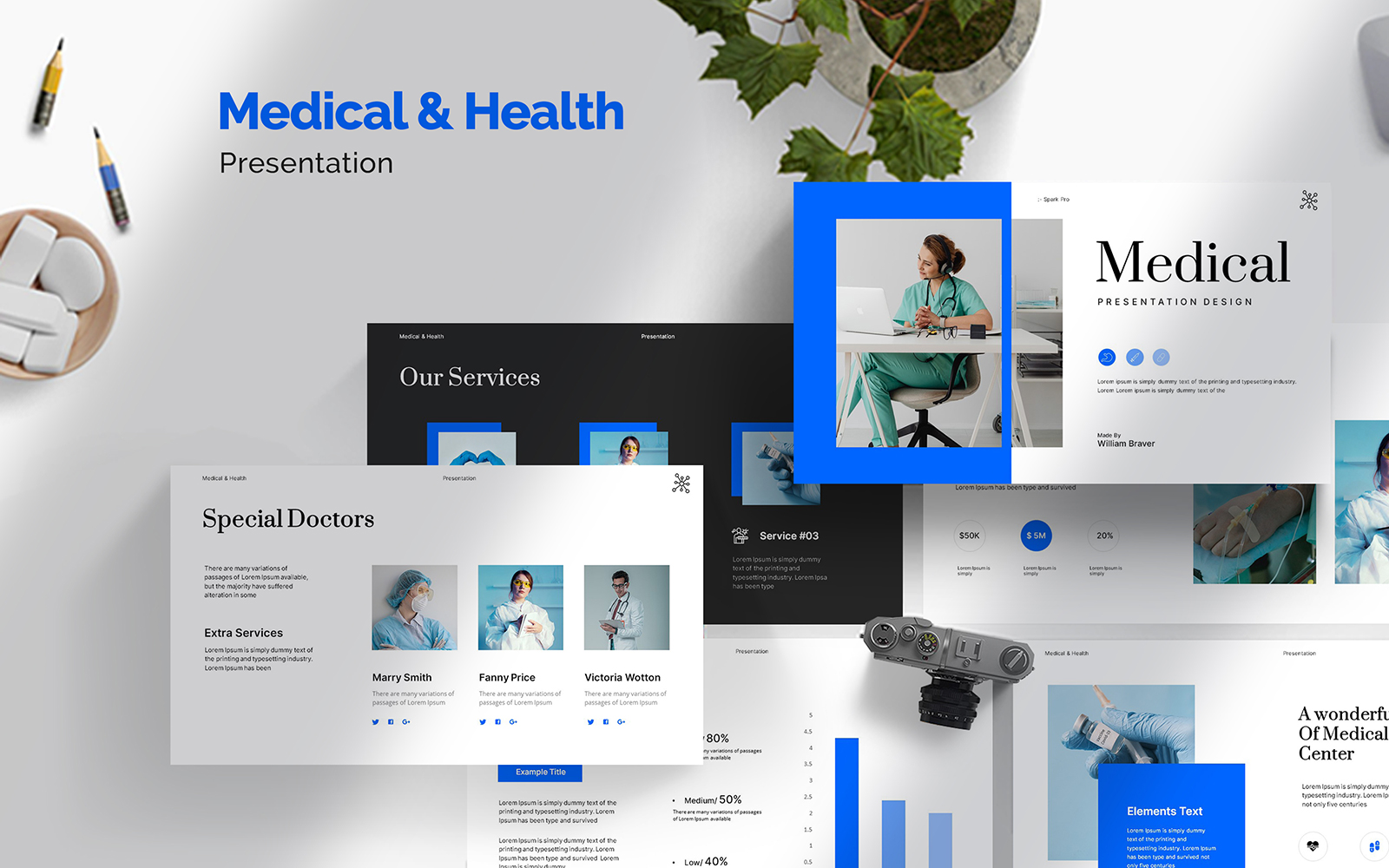 Kit Graphique #366892 Medical Presentation Divers Modles Web - Logo template Preview