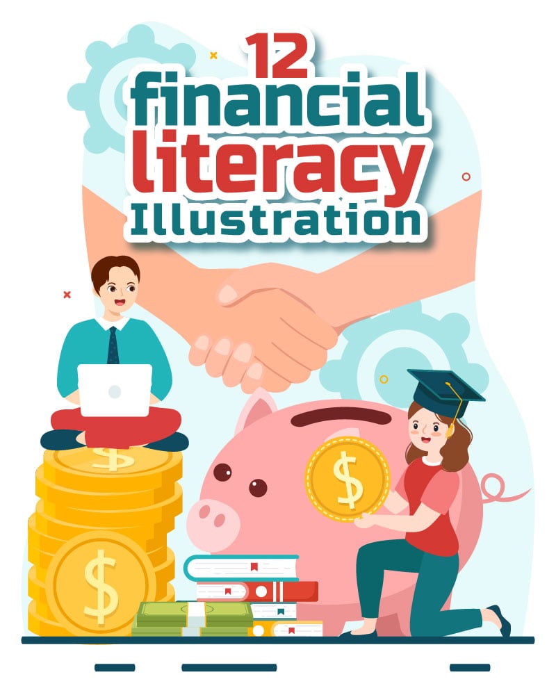 Kit Graphique #366957 Financial Literacy Divers Modles Web - Logo template Preview