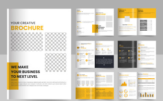 Corporate brochure editable template layout,business brochure template layout designs
