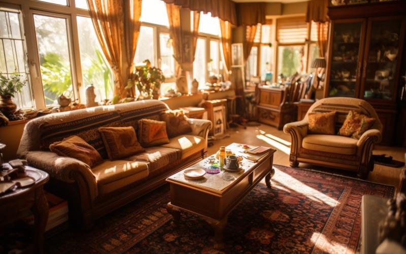 Elegance Redefined An Italian Living Room Oasis 26 Illustration