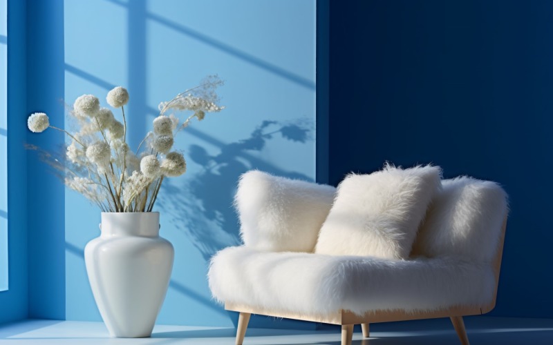 Interior of Italian Living Room 01 Illustration