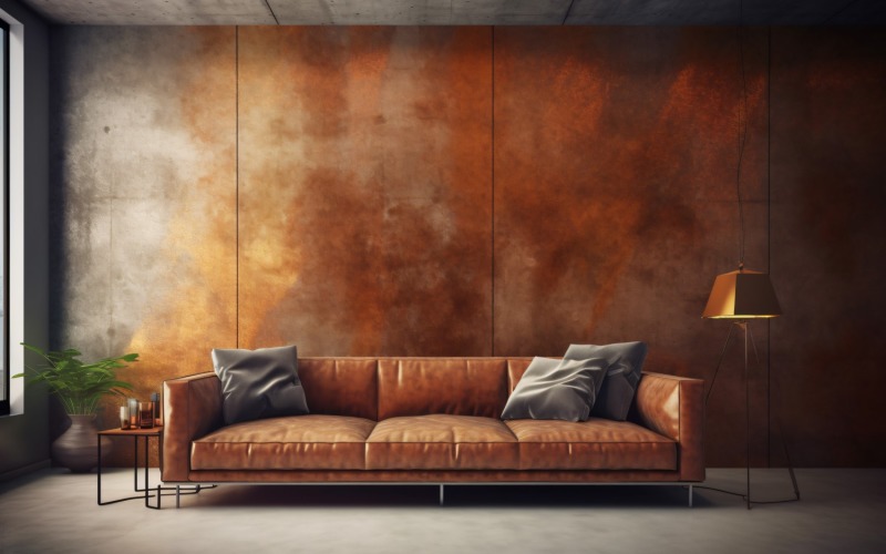 Interior of Italian Living Room 41 Illustration