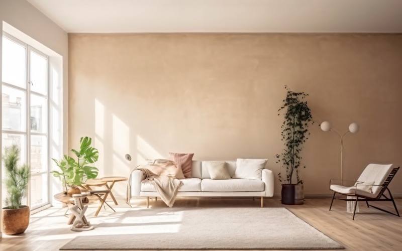 Interior of Italian Living Room 86 Illustration