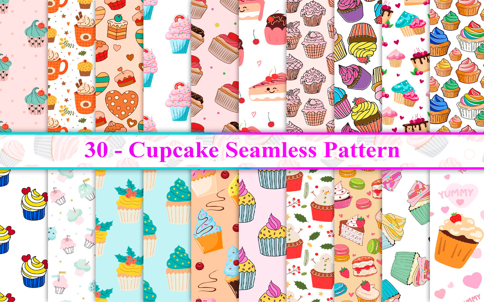 Kit Graphique #367205 Seamless Pattern Web Design - Logo template Preview