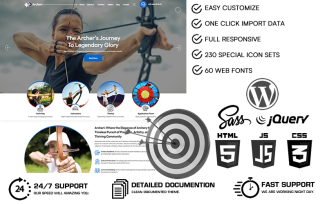 Archeri - Archery WordPress Theme