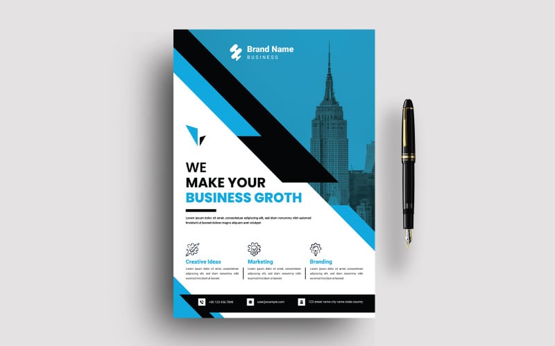Creative Business Flyer Template Layout Corporate Identity