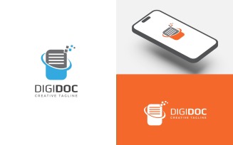 DIGI DOC Logo Design Template