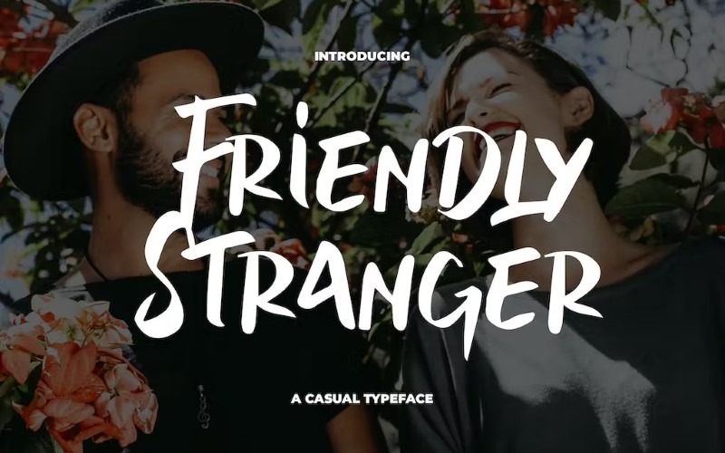 Friendly Stranger - A Casual Typeface Font